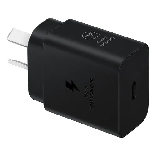 Samsung Travel Adapter 25W Black Type-C Negro - Stock disponible - Electrónica
