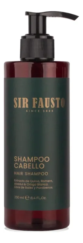 Cabello Sir Fausto Men´s Shampoo Engrosador Sin Sulfato 250ml Local - Stock disponible - Instrumentos Musicales