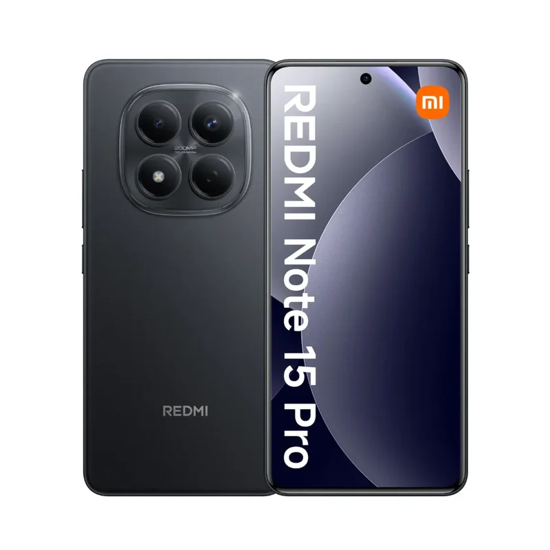 Xiaomi Redmi Note 15 Pro 5g 6,83 512gb 8gb Ram Cámara 200mpx - Black - Stock disponible - Telecomunicaciónes