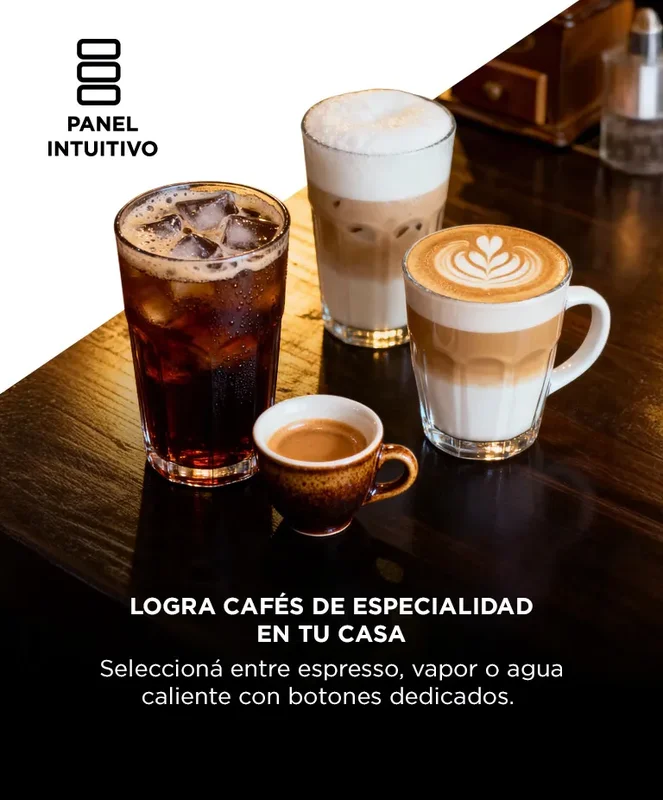 Cafetera Espresso Con Espumador Cuk By Gadnic 20 Bares 1,5l Espumador 1050W Tanque Removible Acero Inoxidable - Stock disponible - Electrodomésticos