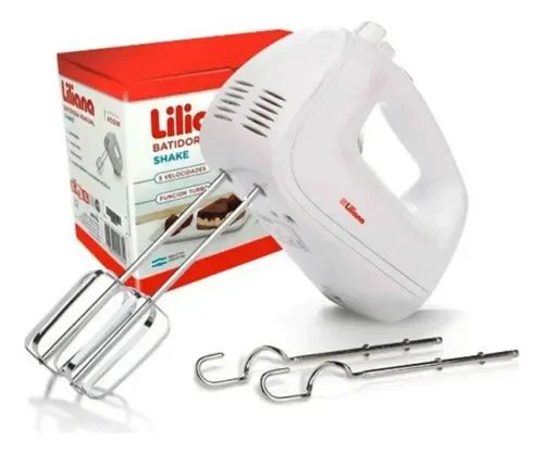 Batidor Batidora AB103 Manual Shake Blanco Liliana - Stock disponible - Electrodomésticos
