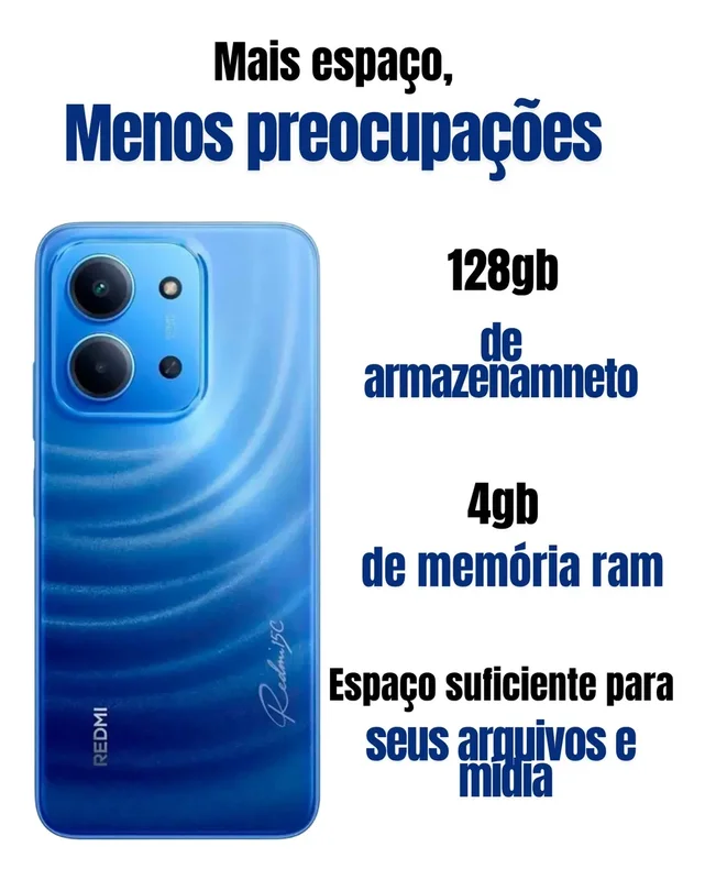 Redmi Xiaomi 15c 128 GB con 50 megapíxeles E 6000 mAh, azul - Stock disponible - Telecomunicaciónes