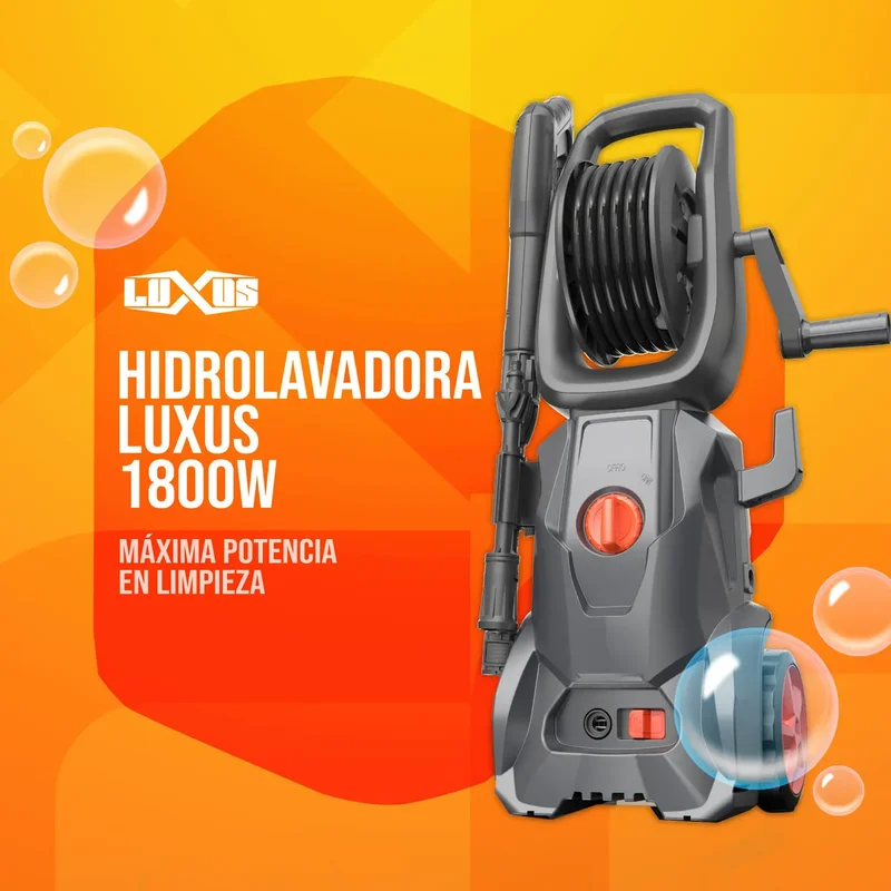 Combo Hidrolavadora Luxus 1800w + Aspiradora Luxus 1200w - Stock disponible - Artículos de Limpieza