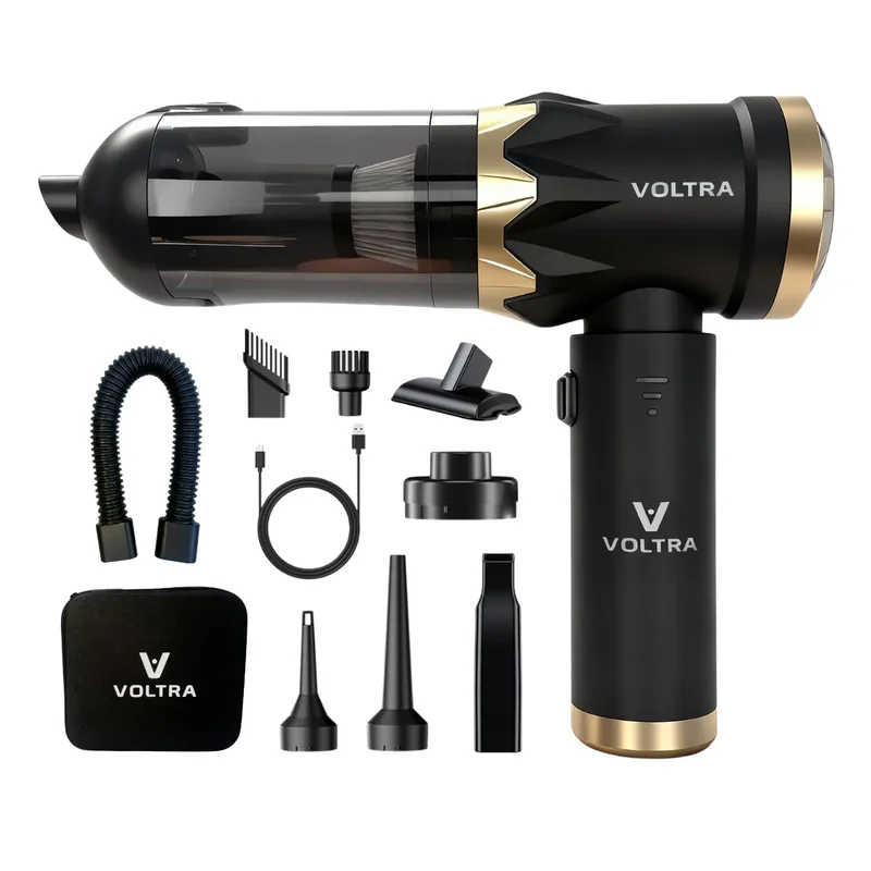 Aspiradora Sopladora 3 en 1 Voltra Black Edition Inalámbrica 450ml - Stock disponible - Electrodomésticos