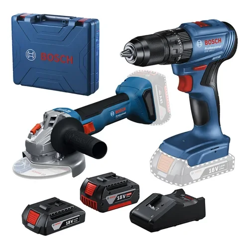 Combo: Gsb 185 + Gws 8 + Maletin Azul Marino 50-hz - Stock disponible