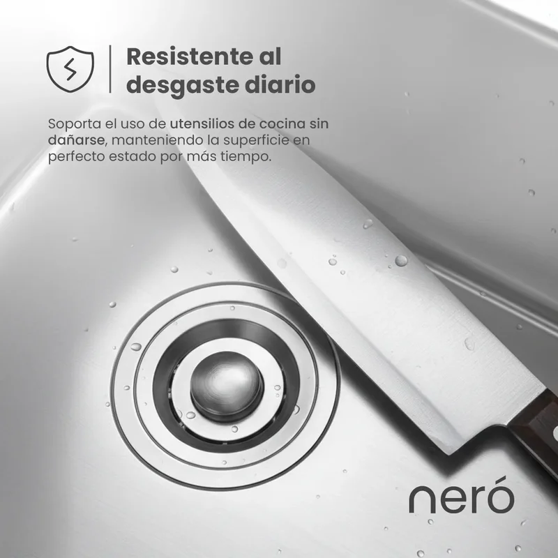 Griferia Bacha Pileta Cocina Simple Rectangular Grifería Monocomando Color Gris Oasis-7545 Neró - Stock disponible - Casa y Jardín