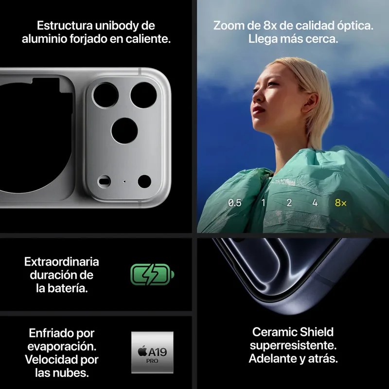 Apple iPhone 17 Pro (256 GB) - Naranja cósmico - Distribuidor Autorizado - Stock disponible - Telecomunicaciónes