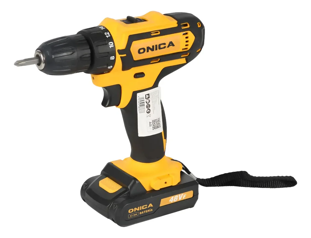 Kit Taladro Atornillador Inalambrico Onica Con 2 Baterias Color Negro 13 Mm Percutor 2 Baterias Destornilladores - Stock disponible - Herramientas