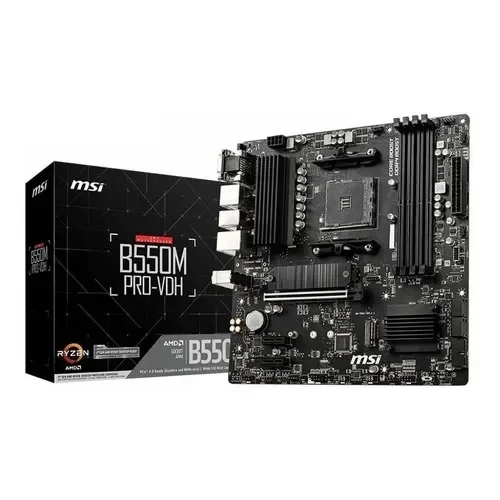 Memoria Msi Motherboard B550m Pro-vdh Am4 Hdmi Vga Dport - Stock disponible - Electrónica