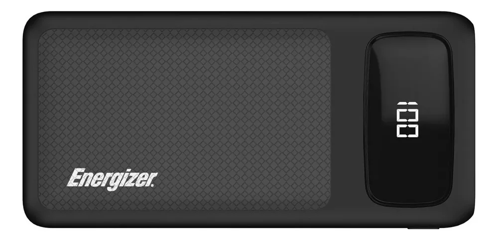 Usb Power Bank Energizer Cargador Portatil Ultimate Powerbank 10000mah Con Visor Lcd Color Negro - Stock disponible - Electrónica