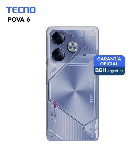 Pantalla Celular Tecno Pova 6 8gb Ram 256gb Rom Interstellar Blue - Stock disponible - Electrónica