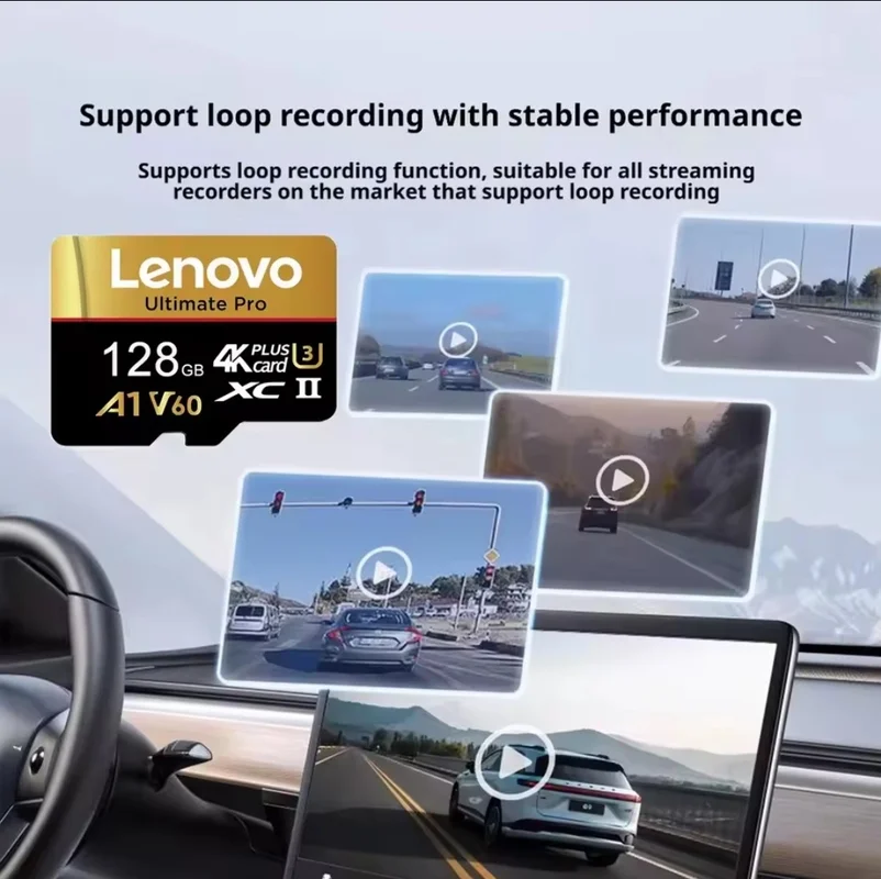 Tarjeta Micro SD TF de Alta Velocidad Lenovo 1 TB, Tarjeta de Memoria Flash TF de 256 GB, 512 GB, 128 GB para Teléfono/Computadora/Cámara, Dropshipping - Electrónica