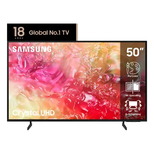 Smart Tv Samsung 50 Crystal 4k Mancha Pantalla Refabricado (Reacondicionado) - Stock disponible