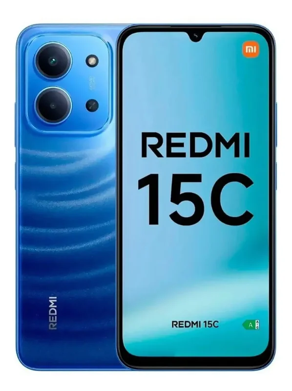 Redmi Xiaomi 15c 128 GB con 50 megapíxeles E 6000 mAh, azul - Stock disponible - Telecomunicaciónes