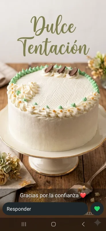 Dulce Tentación es tu elección - Bebidas y Comidas