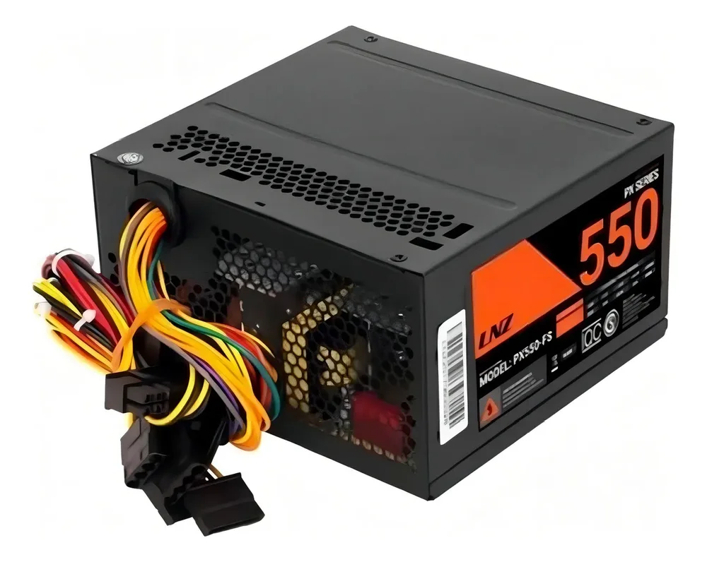 Fuente de alimentación para PC LNZ XS550-PS 550W negra - Stock disponible - Productos para Mascotas