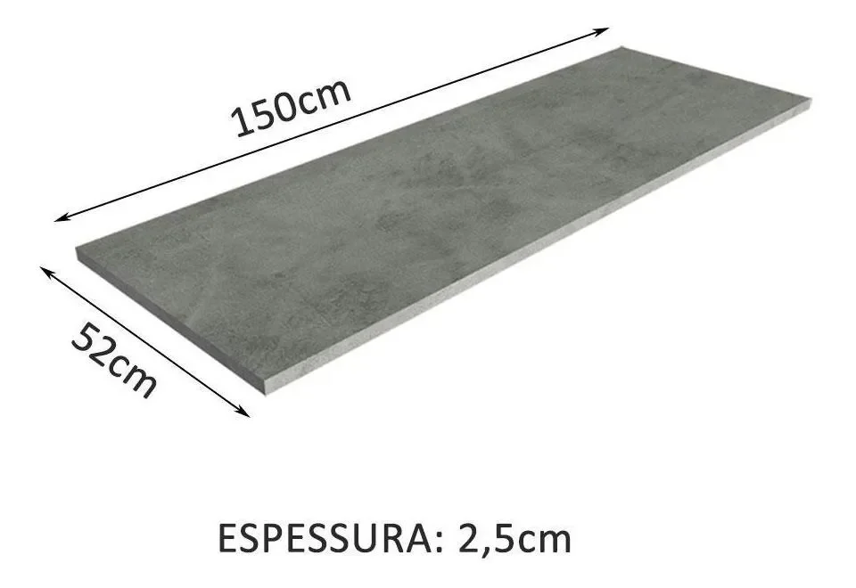 Encimera de lavabo Madesa de 150 cm - Mood - Stock disponible - Casa y Jardín