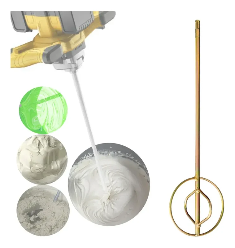 Mezclador De Cemento Con Mango Cuadrado Para Taladro Escribe - Stock disponible - Construcción