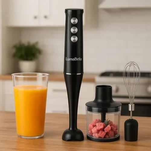 Minipimer Mixer Licuadora De Mano 4 En 1 500 W - Stock disponible - Electrodomésticos