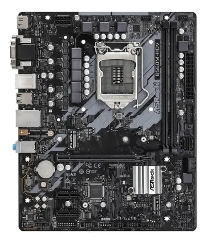 Placa Madre Asrock B560M-HDV Socket LGA1200 DDR4 PCIe 4.0 Intel - Stock disponible - Electrónica