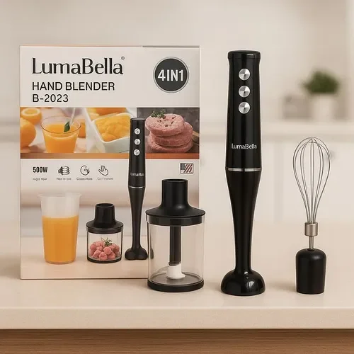 Minipimer Mixer Licuadora De Mano 4 En 1 500 W - Stock disponible - Electrodomésticos