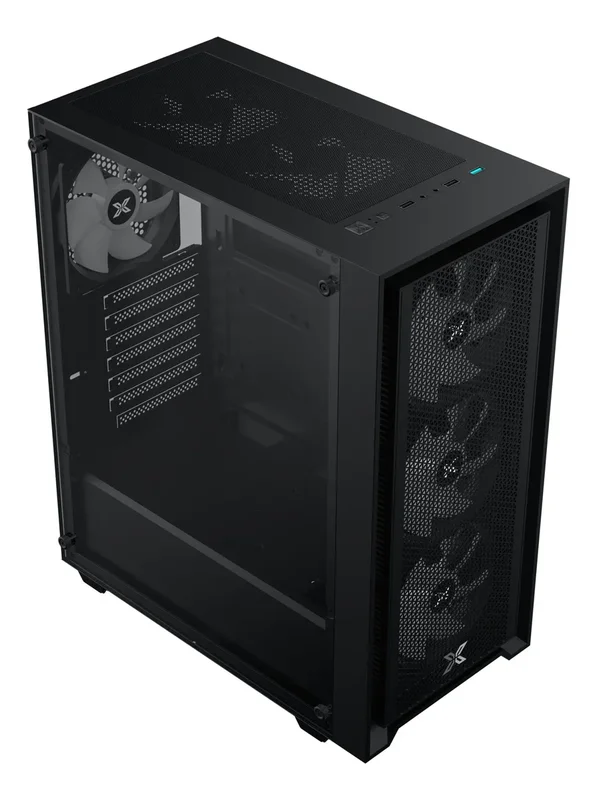 Gabinete Gamer Xigmatek Pucara X ATX Negro 6 Ventiladores USB Vidrio - Stock disponible - Electrodomésticos