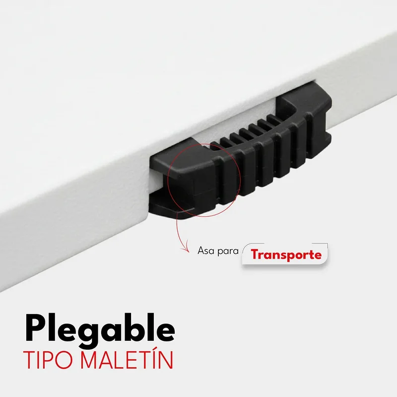 Mesa Exterior Plegable 180 Cm Polipropileno Hierro - Alpina Color Blanco - Stock disponible - Casa y Jardín