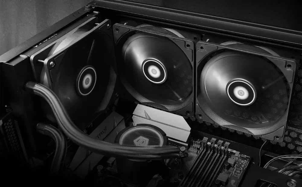 Ventilador 120mm Id-Cooling XF-12025-SD 1800RPM PWM 4 pines Antivibración 75CFM - Stock disponible - Electrónica