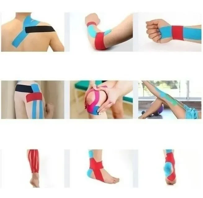 Cinta De Kinesiología, Cinta Muscular Adhesiva, Color Negro - Stock disponible - Salud y Belleza