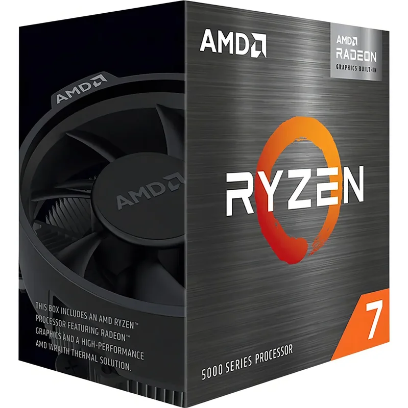 Procesador AMD Ryzen 7 5700G 100-100000263BOX de 8 núcleos y 4.6GHz de frecuencia con gráfica integrada - Stock disponible - Electrónica