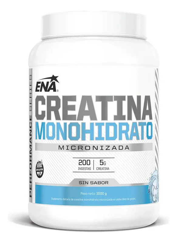 Creatina Monohidrato 1 Kg Ena Sport Micronizada Sin Sabor - Stock disponible - Deportes y Entretenimiento