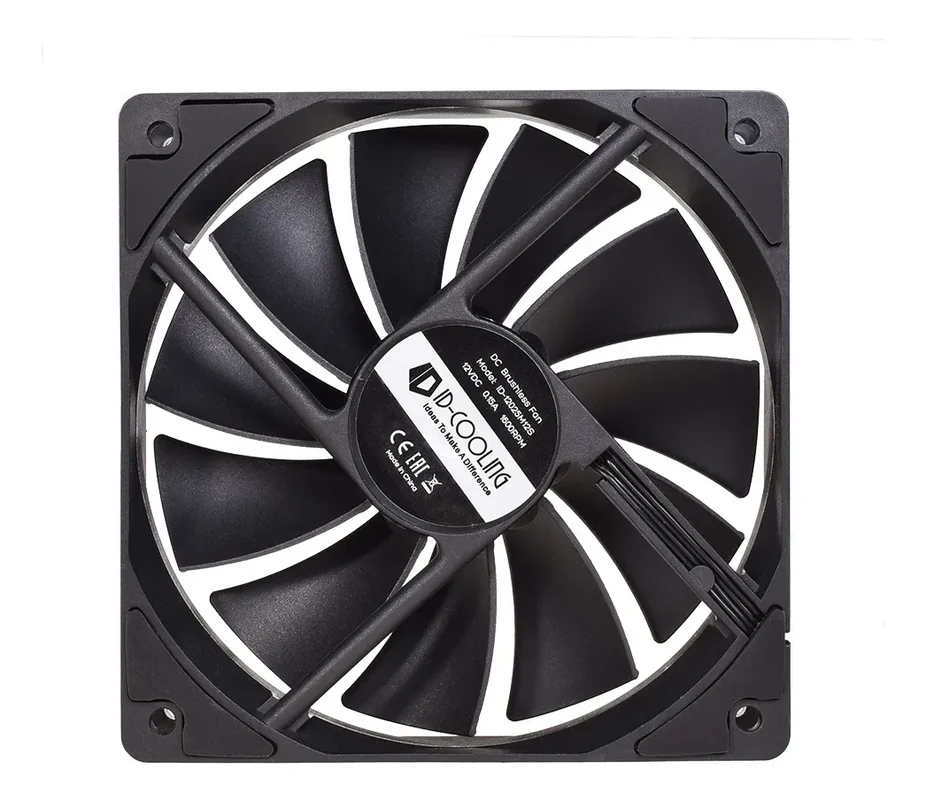 Ventilador 120mm Id-Cooling XF-12025-SD 1800RPM PWM 4 pines Antivibración 75CFM - Stock disponible - Electrónica