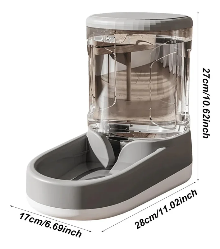 Bebedero Alimentador Dispenser 3.5 Litros para Perros y Mascotas Automático Antiderrame - Mascotas