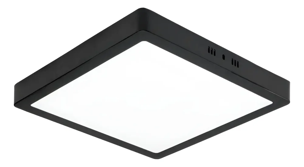 Plafon Techo Led Cuadrado Panel 24w 220v Negro Completo - Stock disponible - Electrónica
