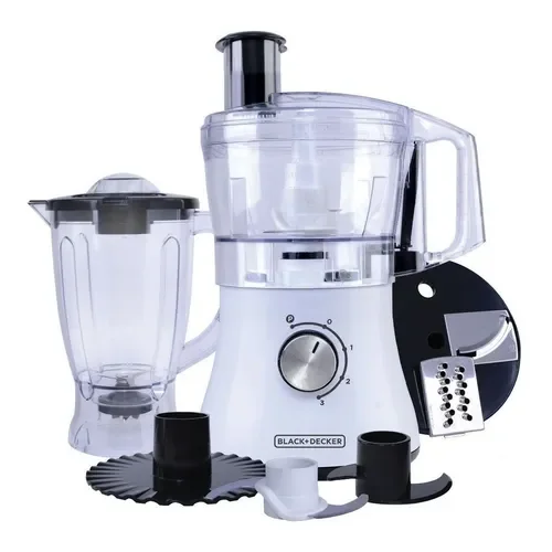 Multiprocesadora Black+Decker FP1002J-AR 750W blanca - Stock disponible - Electrodomésticos