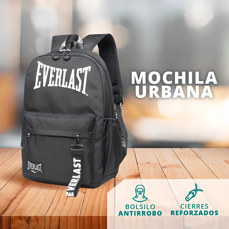 Mochilas Urbana Para Secundario Universidad Adolescentes Color Gris Diseño de la tela Liso - Stock disponible - Equipajes y Bolsos