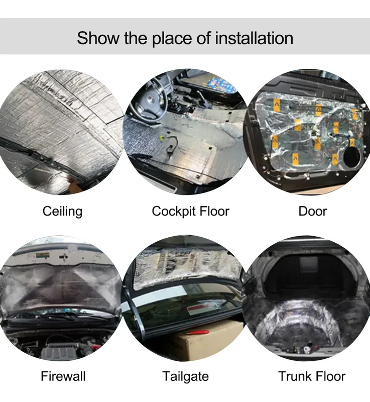 Aislamiento Firewall Para Automóvil, Camión, 10 Mm, 1000 X 1000 Mm, 40 X - Stock disponible - Construcción