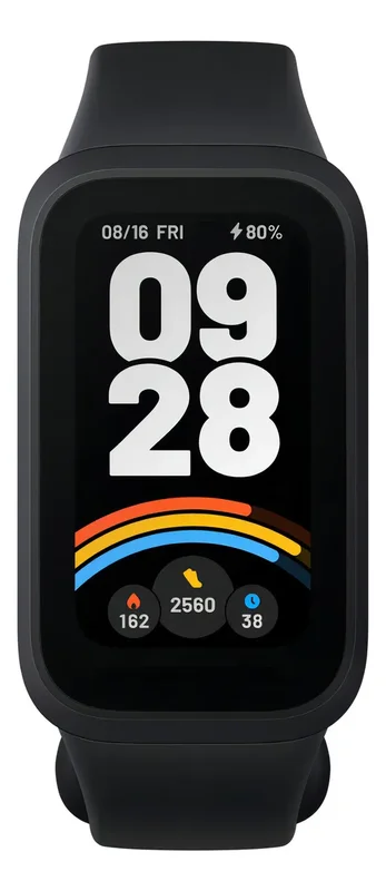Monitoreo Xiaomi Smart Band 9 Active color negro - Stock disponible - Electrónica