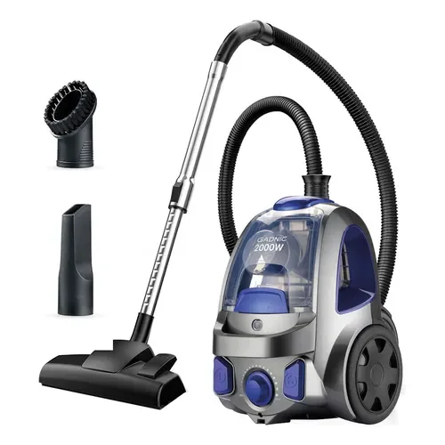 Aspiradora Ciclónica Gadnic 2000w Filtro Lavable Rebobinado Automático De Cable - Stock disponible