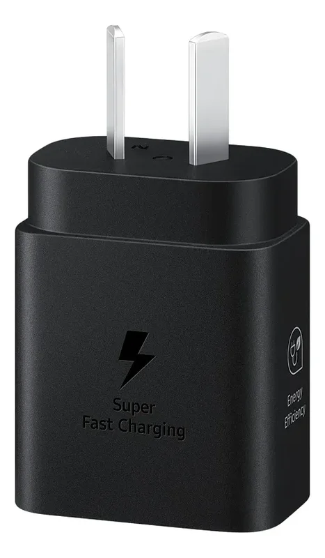 Samsung Travel Adapter 25W Black Type-C Negro - Stock disponible - Electrónica