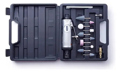 Amoladora Recta Neumatica Bremen® Kit 16 Pz Matriceria Torno - Stock disponible - Herramientas