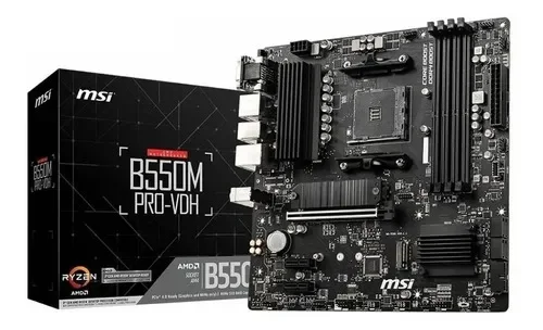 Memoria Msi Motherboard B550m Pro-vdh Am4 Hdmi Vga Dport - Stock disponible - Electrónica