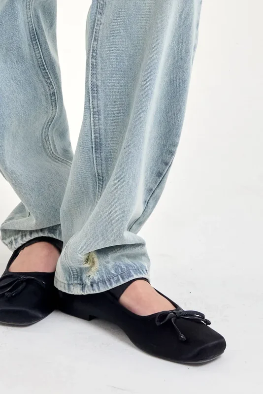 Mercado Jean Straight Sky Mujer 47 Street - Stock disponible - Electrónica