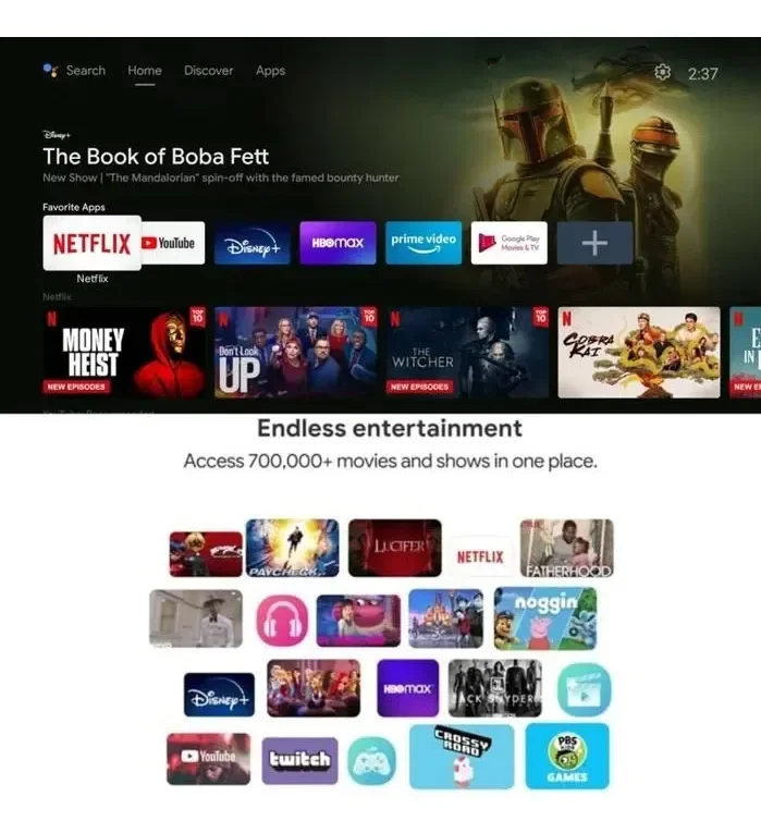 Smart Tv Onn UHD Streaming Device 2° Gen 4k Color Negro - Stock disponible - Electrónica