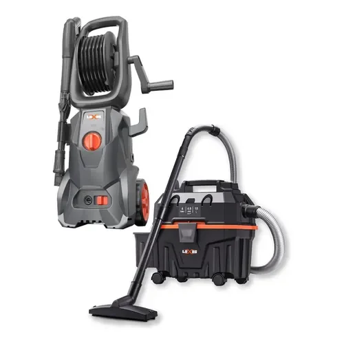 Combo Hidrolavadora Luxus 1800w + Aspiradora Luxus 1200w - Stock disponible