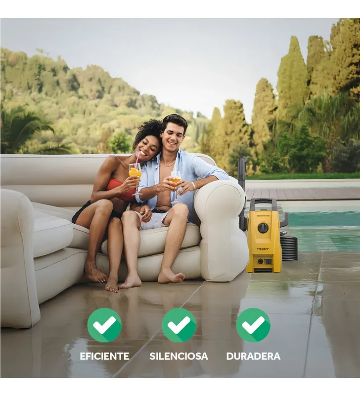 Hidrolavadora Electrica Trent Hlt203 Alta Presion 1600 Psi 110 Bar Con Accesorios - Stock disponible - Artículos de Limpieza