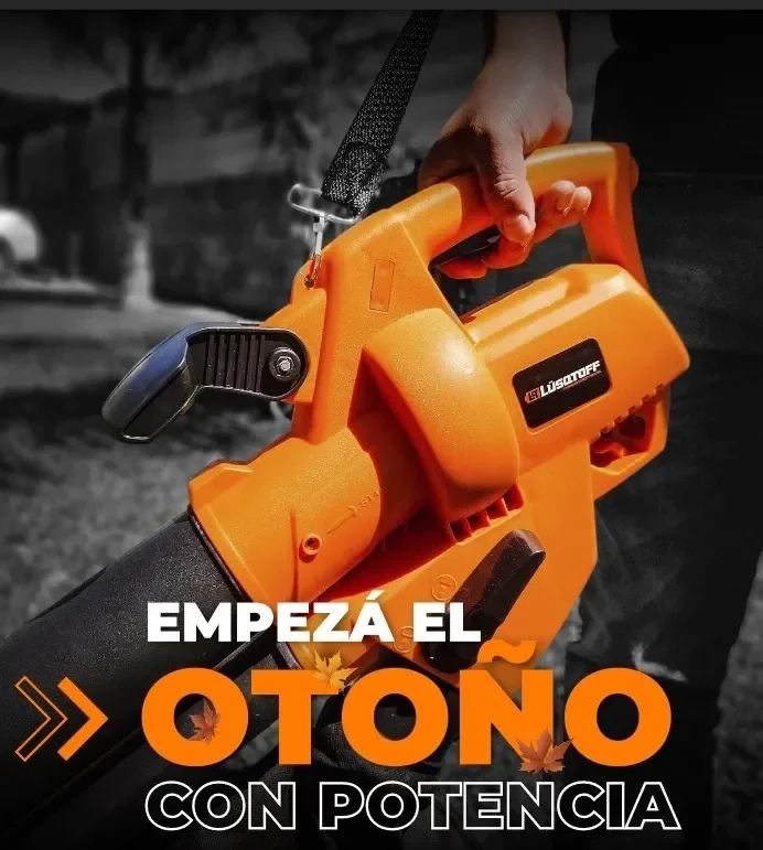 Sopladora Aspiradora Trituradora Lusqtoff Hojas Pasto 2400w SPL2400-8 - Stock disponible - Herramientas