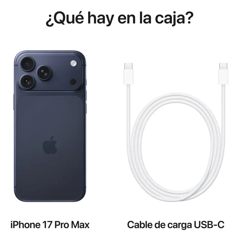 Apple iPhone 17 Pro Max (512 GB) - Azul profundo - Distribuidor Autorizado - Stock disponible - Telecomunicaciónes