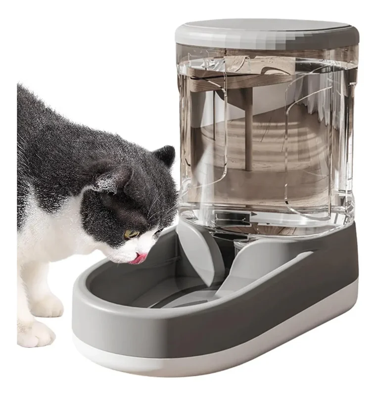 Bebedero Alimentador Dispenser 3.5 Litros para Perros y Mascotas Automático Antiderrame - Mascotas