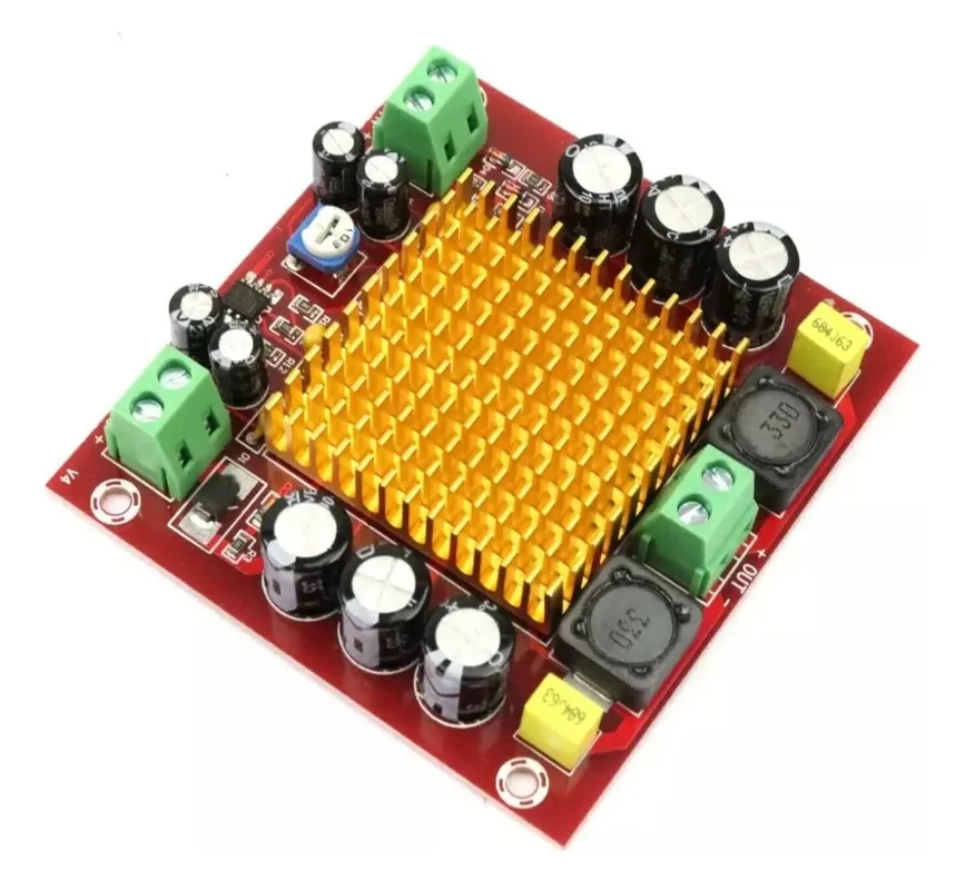 Módulo Amplificador de Audio Mono TPA3116DA – 150 W RMS | 12–24 V DC, Alta Eficiencia - Electrónica